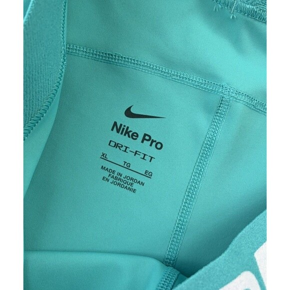 Nike Pro Turquoise Shorts Size XL NWT - Picture 3 of 5